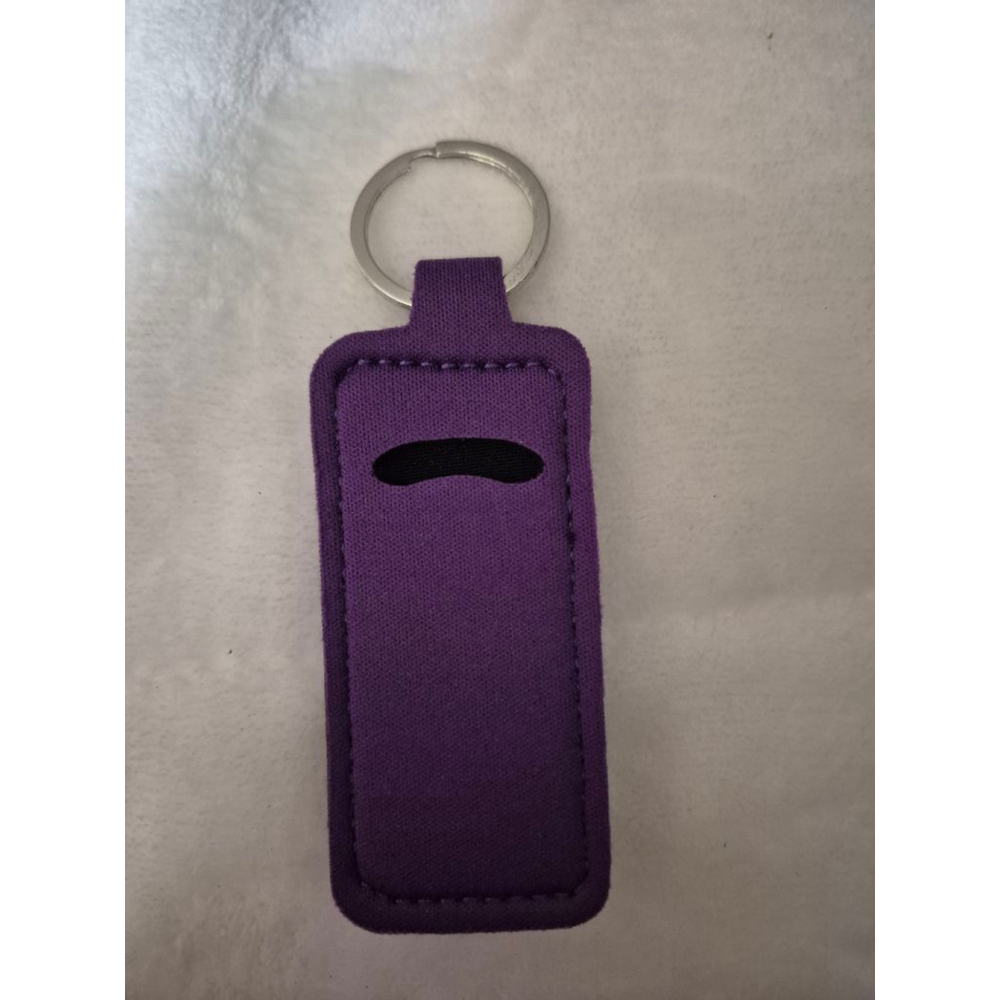 Women's Purple Lip Balm Key Holder